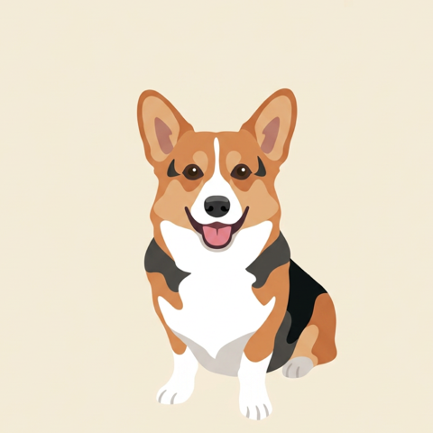 The same dog after AI cleanup